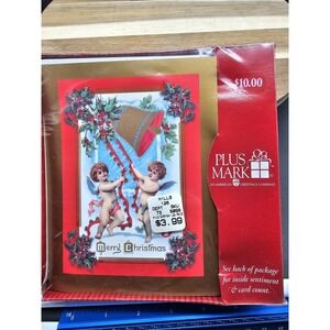 Ephemera Vintage Box Of American Greetings Christmas Cards Sealed Box Of 18
